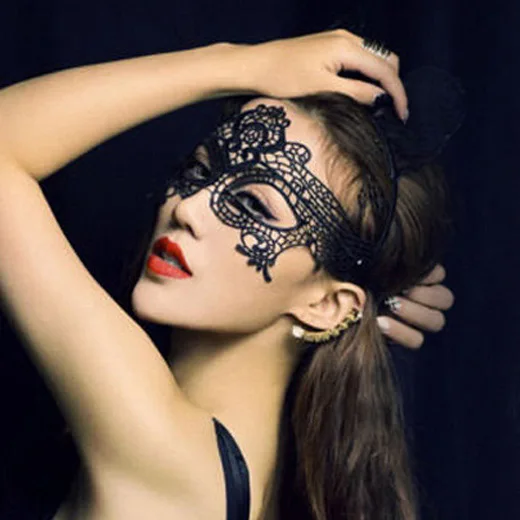 1 шт. черные туфли высокого качества пикантные бабочка Кружево маска вырез глаз маска для Хэллоуина Маскарад вечернее изящное платье костюм вечерние Queen