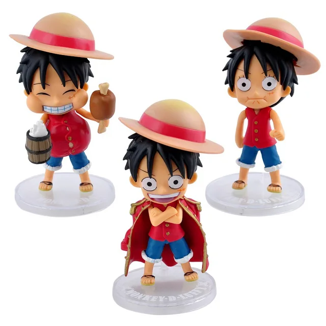 Anime One Piece Luffy Nendoroid Brinquedos PVC Action Figure Juguetes