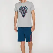 Koton мужская серая Пижама Six 8YLM79069MK