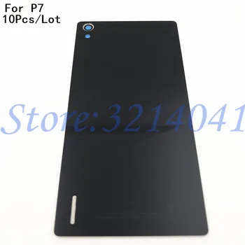 

10Pcs/Lot Original Glass Battery Back Cover For Huawei Ascend P7 Back Battery Cover Housing Replacement Parts +With Logo