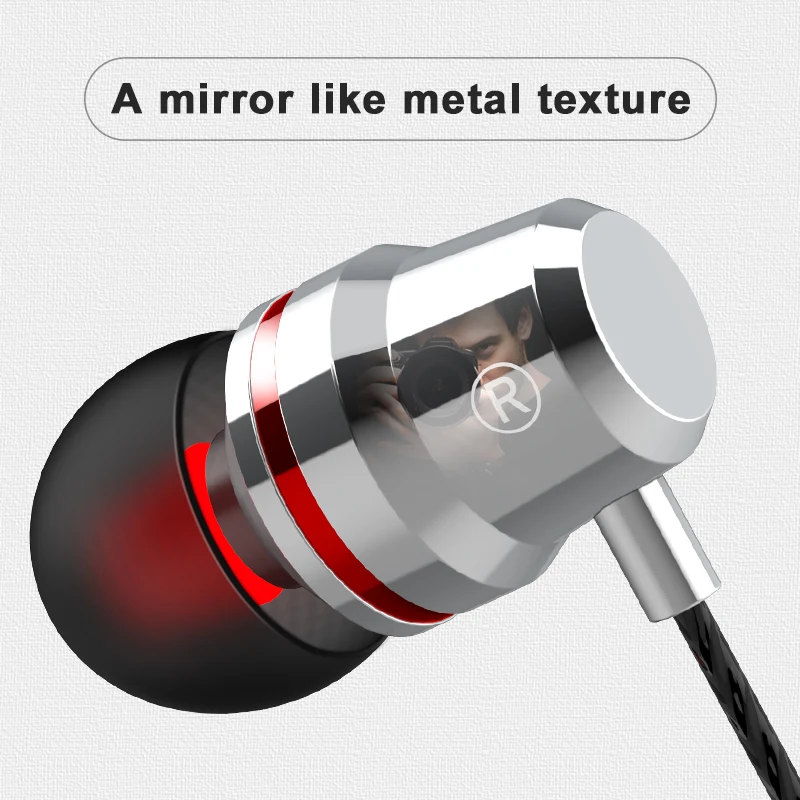

2019 NEW Metal Stereo Sound Earphone Type-c Wired Music In Ear Headsets With Microphone For Android Mobile Phone PC Player G82