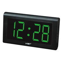 2017 24 Hours new Modern Table clock,LED Wall Clock , Big numbers Large Display digital clocks With EU/US plug