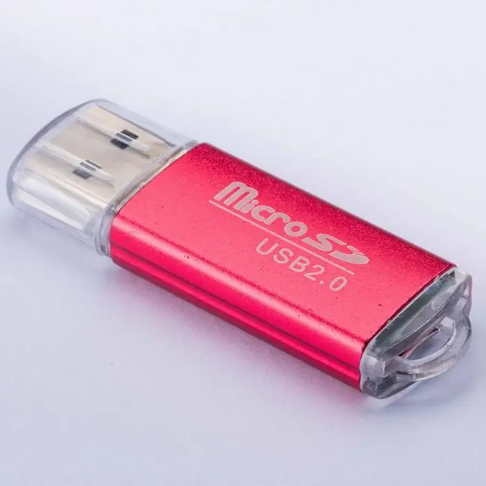 Универсальный высокое Скорость Mini USB 2,0 карты металла Форма в виде ракушки и мода, портативный читатель Micro повседневное SD