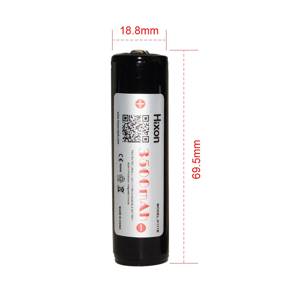 Hixon 4xSanyo NCR18650GA Cell 3500mAh 10A18650 Rechargeable Battery Protected Hixon 4xSanyo NCR18650GA Cell 3500mAh 10A18650 Rechargeable Battery Protected