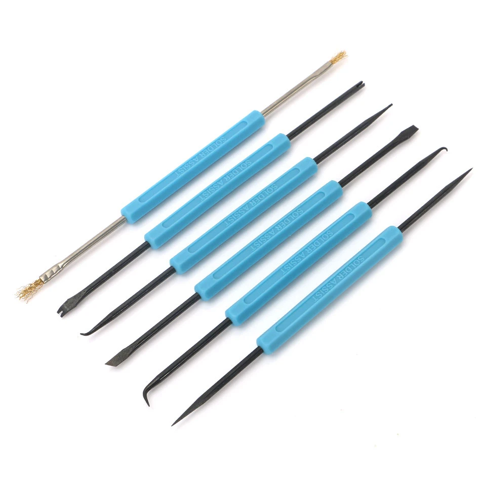 thumbnail image 2 of 6-Piece Soldering Assist Tool Kit - PCB Cleaning & Electronic Component Welding Tools 2 of 12