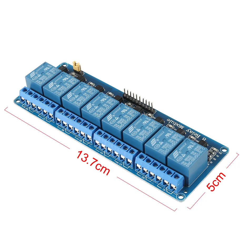 1 2 4 8 16 канальный DC 5V релейный модуль с оптроном низкий уровень триггера Плата