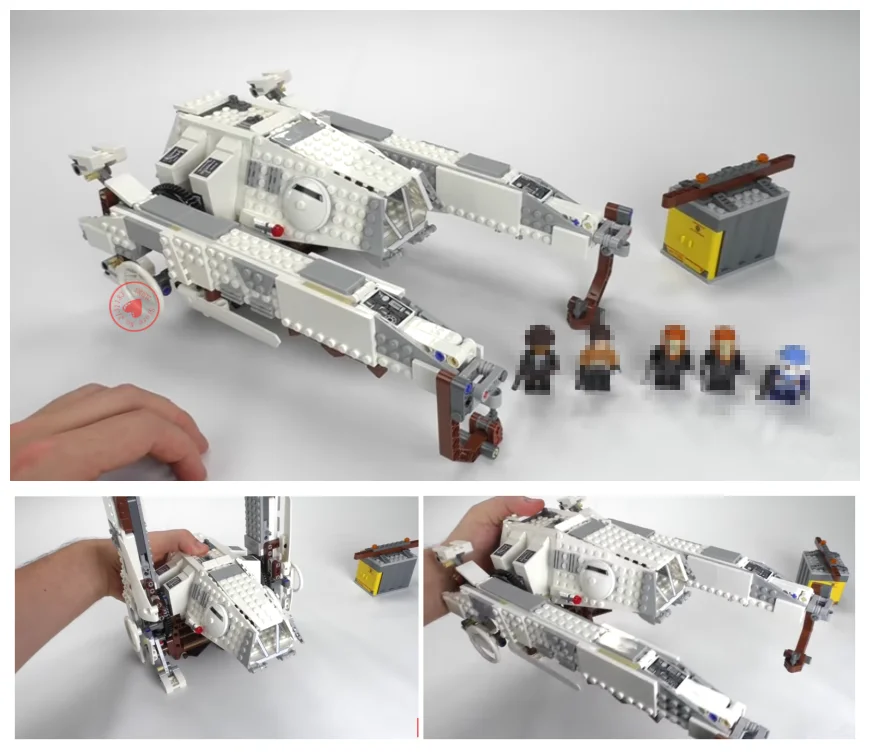 

New Star fighter Series Imperial AT-Hauler fit legoings star wars figures city Building Blocks Bricks set Toy 75219 diy kid Gift