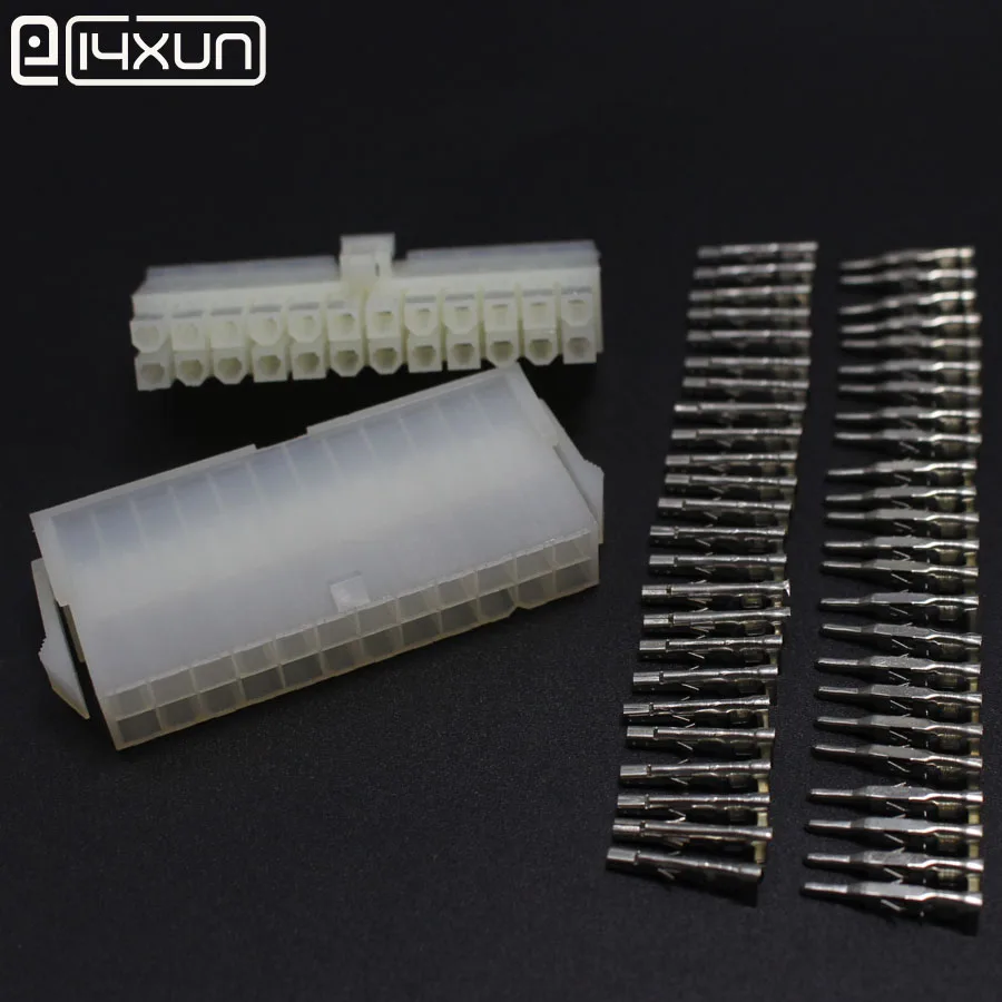 Комплект электрических разъемов EClyxun 1 комплект 5557 5559 24P 4 2 мм 2x12P гнездовой разъем