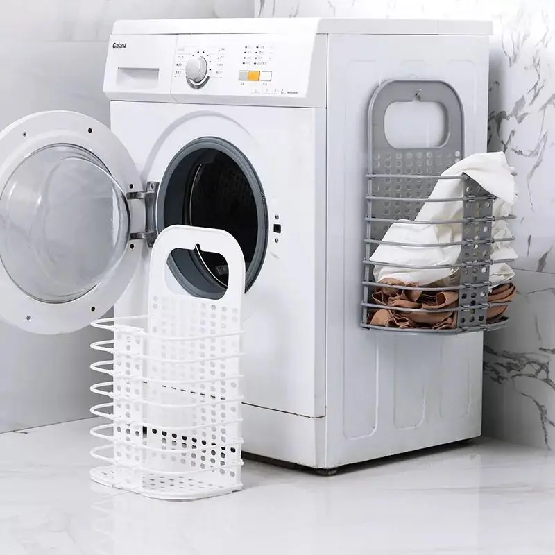 

Folding Laundry Basket Cartoon Storage Barrel Standing Toys Clothing Storage Bucket Laundry Organizer Holder Pouch Household