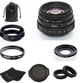 

new style fujian 35mm f1.6 C mount CCTV camera Lens II kit for Fuji Fujifilm X-Pro1 (C-FX) free shipping