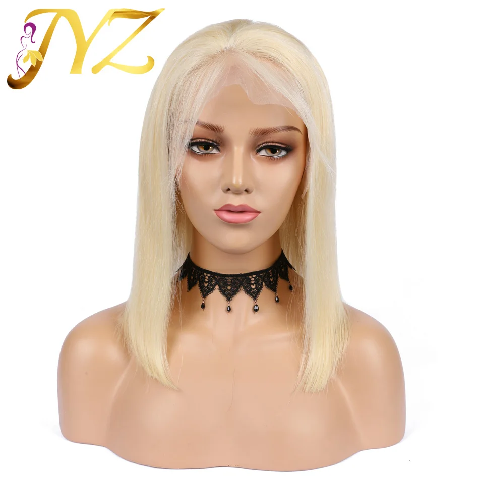 JYZ Blonde Lace Front Wig 13x4 613 Short Bob Lace Front Human Hair Wigs For Black Women Remy Hair Pre Plucked Lace Front Wigs JYZ Blonde Lace Front Wig 13x4 613 Short Bob Lace Front Human Hair Wigs For Black Women Remy Hair Pre Plucked Lace Front Wigs