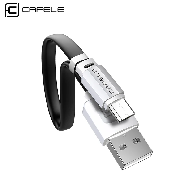 CAFELE Micro USB Cable for Sumsung Huawei Xiaomi HTC Android Phones Data Sync USB Cable USB Charging Portable Cable 5V 2.1A