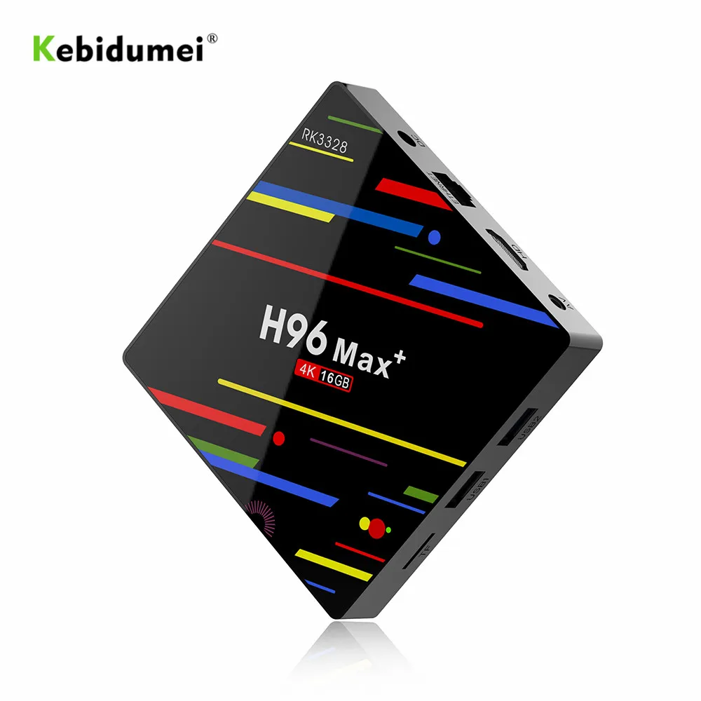 Kebidumei H96 MAX Plus Декодер каналов кабельного телевидения 4 Гб Оперативная память 16