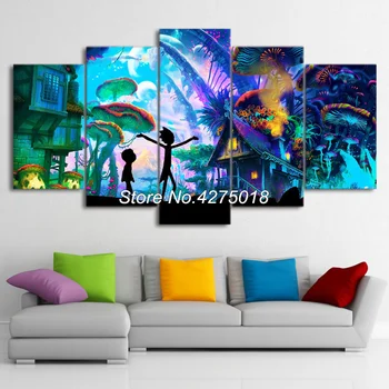 

DIY Diamond Painting Cross Stitch Kit Full Diamond Embroidery 5D Square Diamond Mosaic Home Decor cartoon world 5pcs ML285