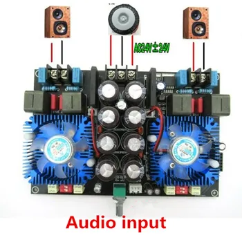 

NEWTDA8954TH dual core Digital audio Amplifier 420W+420W 2.0 stereo amplificador audio With fan AC24V