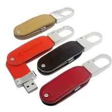 100 шт/лот Топ Мода кожа USB флэш-накопитель 4 ГБ 8 ГБ 16 ГБ 32 ГБ 64 Гб вращающийся флеш-накопитель(можно настроить логотип