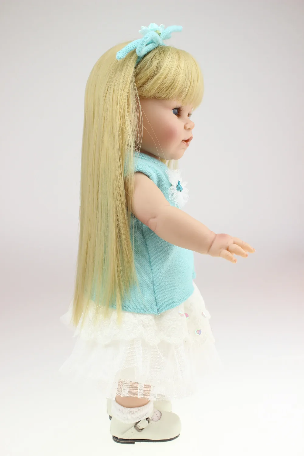 Nicery милая игрушка кукла 16in. 40 см реалистичные Reborn Baby милая кукла-девочка высокие виниловые Рождественская игрушка, подарок для ребенка