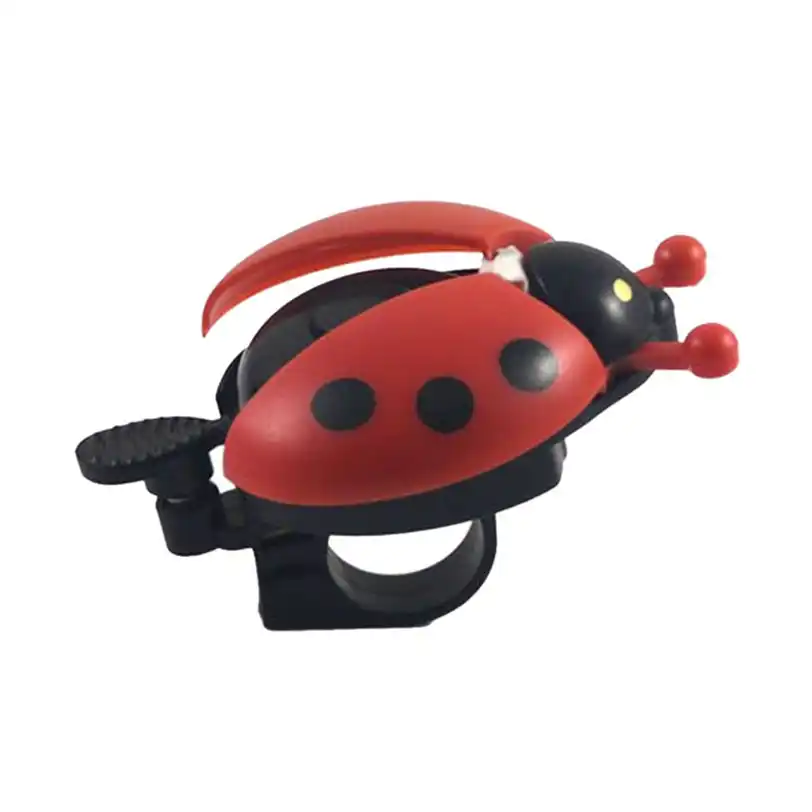 Many Bells Funny Fun Red Lady Bird Bicycle Bike Cycling Bell Children Child Kids