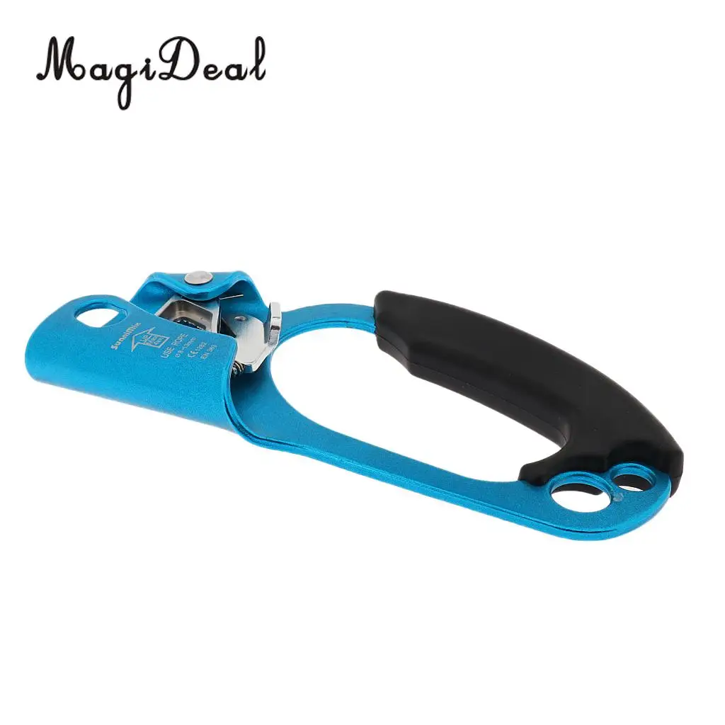 20x9cm 4KN Rescue Outdoor Climbing Gold Right Hand Ascender for 8-13mm Rope Caving Engineering Accessories