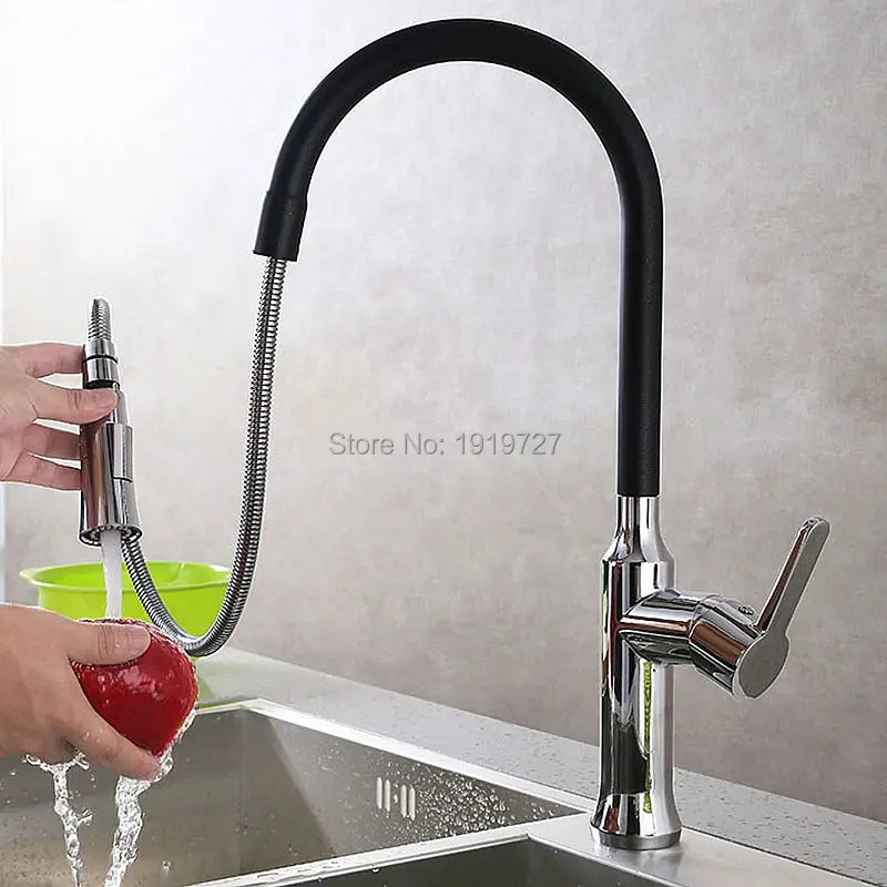 New Wels Square Cooby Arch Tall Kitchen Sink Laundry Flick Mixer