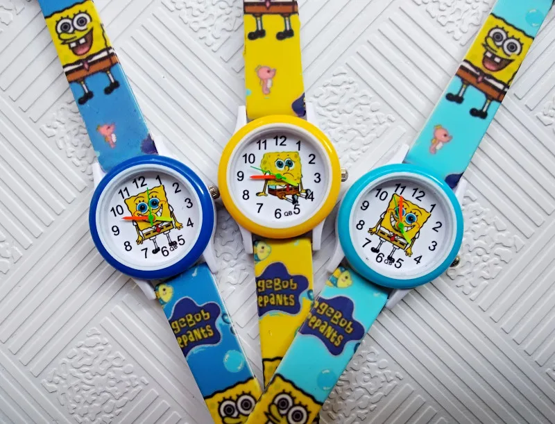 Новейший продукт с принтом ремень дети часы Дети Кварцевые наручные часы водостойкий ребенок часы для мальчиков обувь для девочек