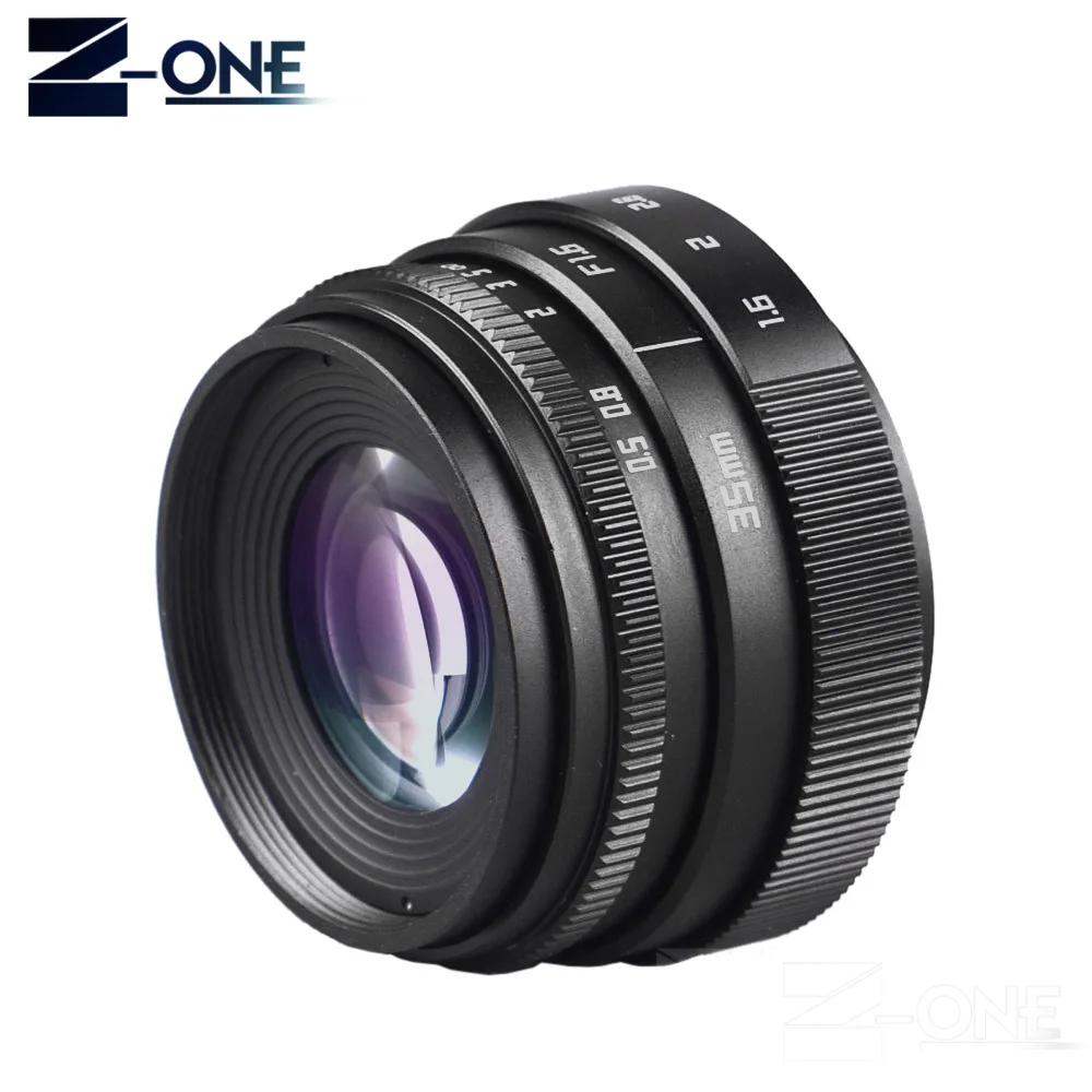35 мм F1.6 CCTV объектив C крепление объектива камеры + бленда для Olympus Panasonic Micro 4/3 M4/3