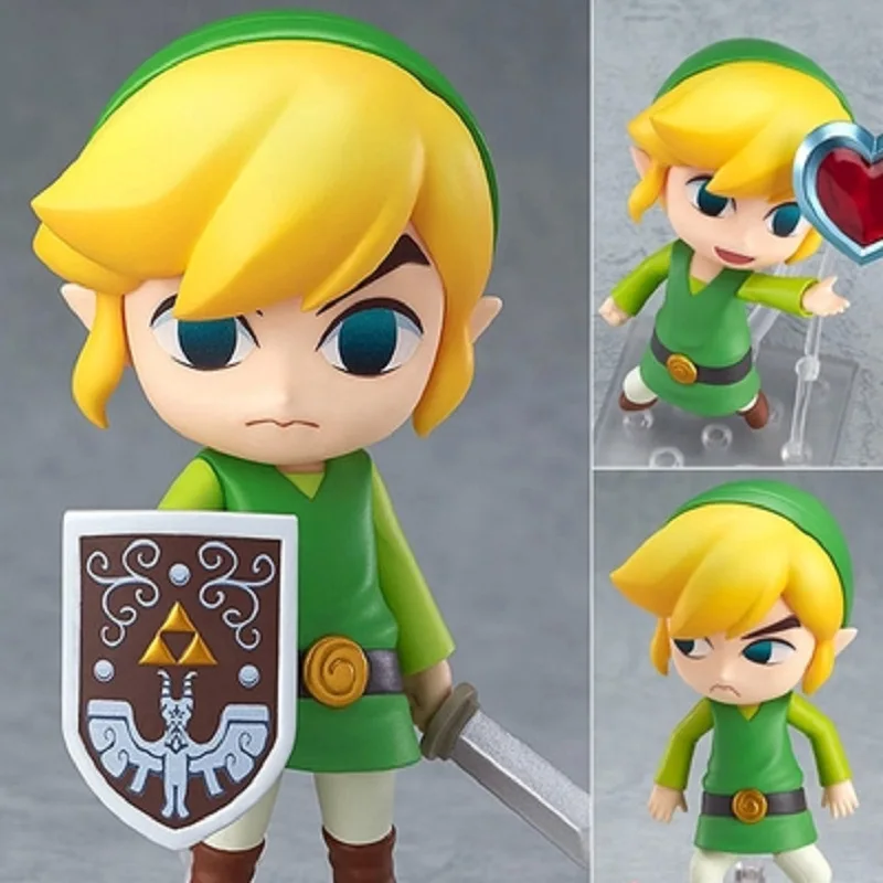 

Hot ! NEW 10cm Zelda Link action figure toy Christmas gift with Original box