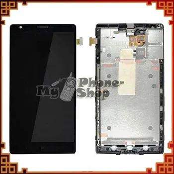 

10pcs/lot for Nokia Lumia 1520 LCD Display with Touch Screen Complete with Frame black Alibaba Free Shipping by DHL EMS
