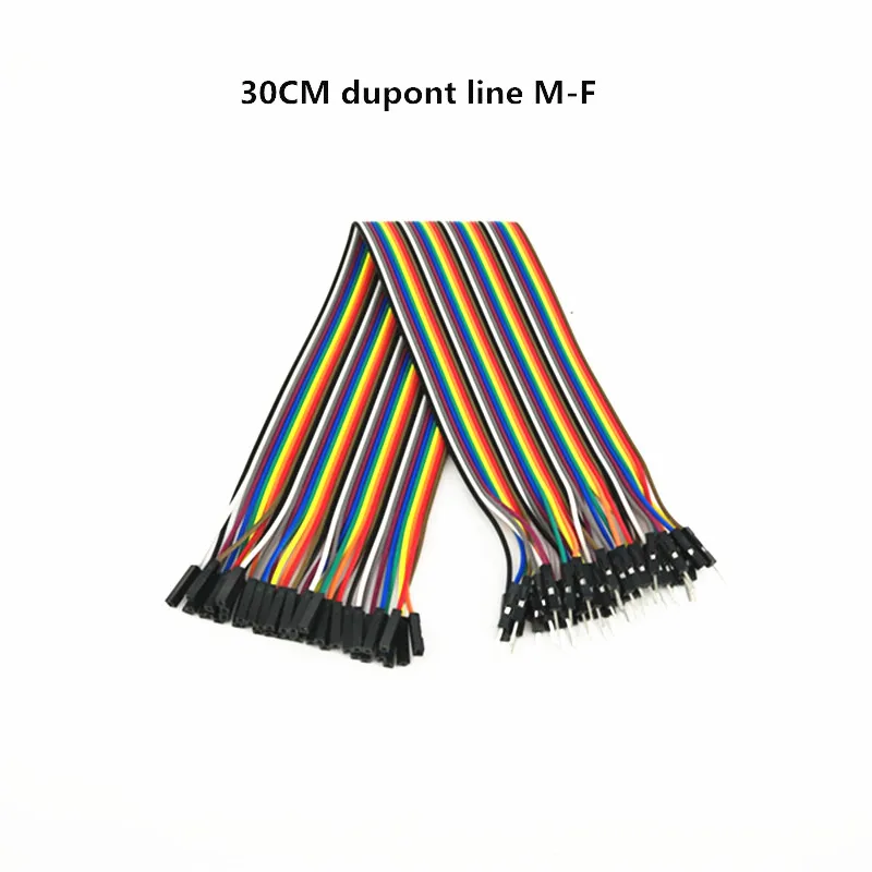 400pcs 30cm Dupont line male to female Jump wire Dupont cable M-F Dupont line 1P-1P Spacing 2.54mm for DIY breadboard