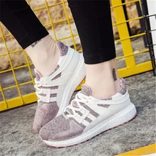 QIUJIN 2018 New Running Shoes for Woman Outdoor Athletic shoes Women Sneakers Breathable Comfortable lace-Up sport shoes
