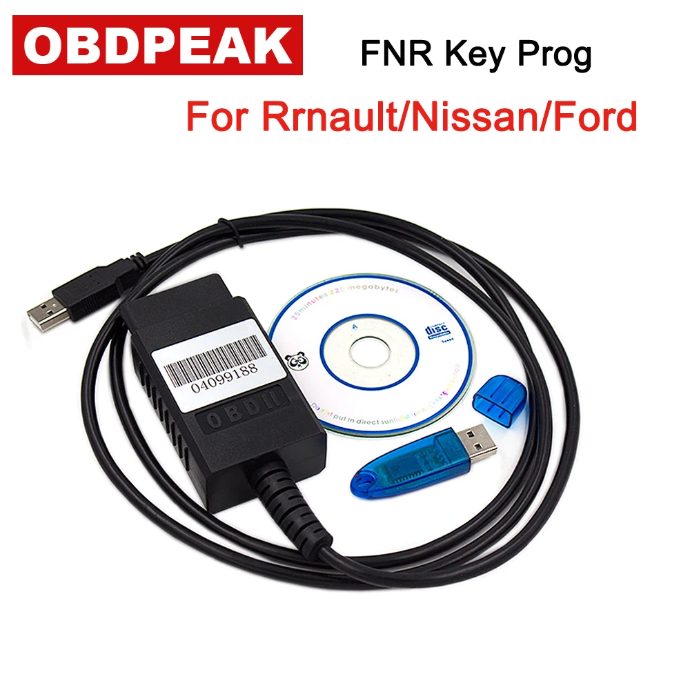 

FNR 4 In 1 FNR Key Prog 4-in-1 For Renault/ Nissan/Ford Car Key Programmer With USB Dongle Fnr 4-in-1 No Pin Code