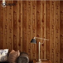 Обои Youman 3D современный Водонепроницаемый обои с рисунком фактурной древесины в стиле ретро для стен в рулонах для ванных комнат для детской комнаты для Гостиная