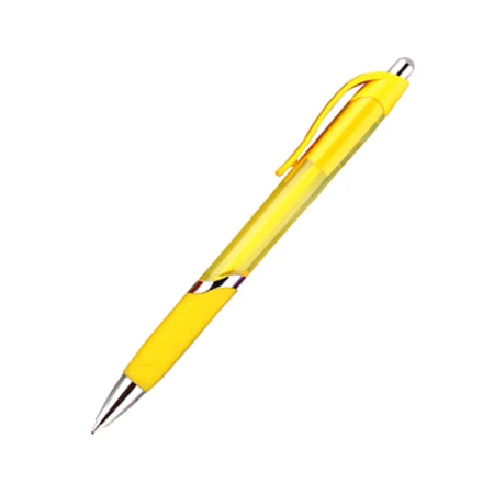 [Бесплатный логотип+ ] 500 шт/партия пластиковая рекламная компания офисная школа фирменный персональный логотип шариковая ручка оптом - Цвет: yellow
