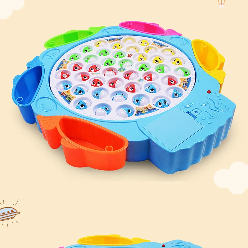 Рыболовная игра музыкальное образование экшн игрушки рефлекс для детей Детские
