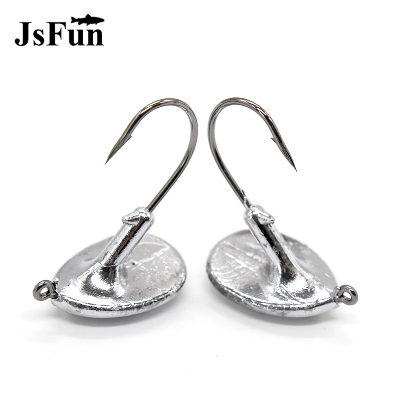 

5PCS/Lot Jig Fishing Hook Lead Head Tumbler Fishinghook 3.5g 5g 7g 10g 14g Blood Slot for Soft Lure Carbon Steel DG15