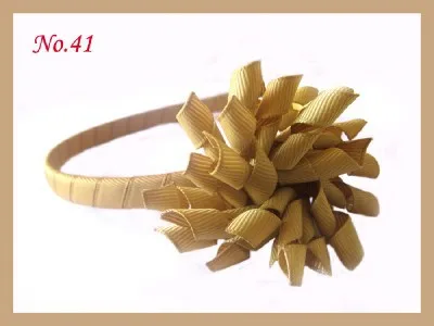 18 шт., повязка на голову для девочек, аксессуары, 2," бант для волос+ ленточный цветок