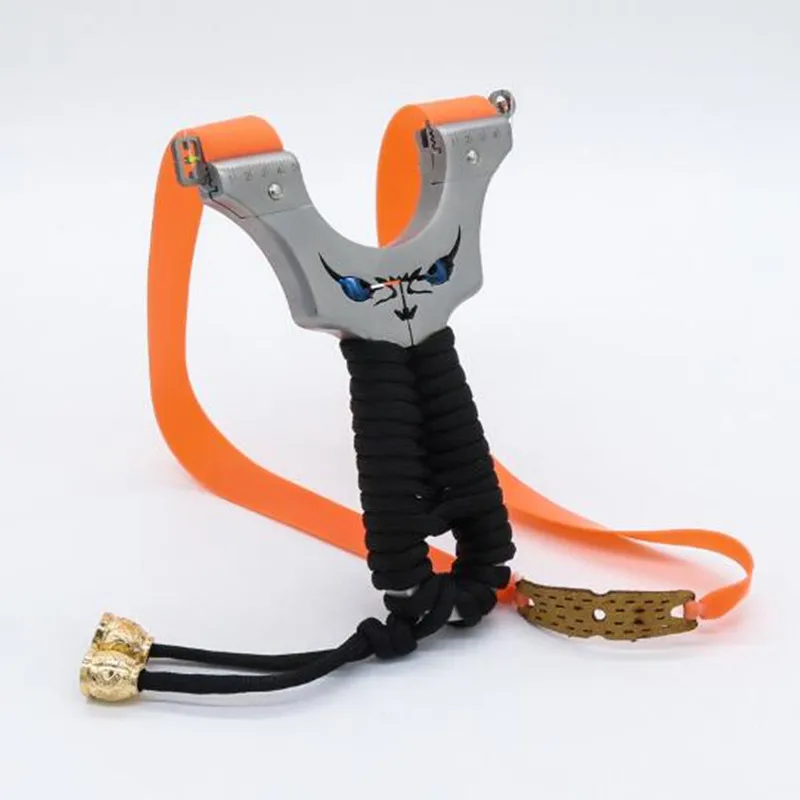 

High-precision Hunting Slingshot Powerful Stainless Steel Catapult Outdoor Shooting with Rubber Band NEW 2019