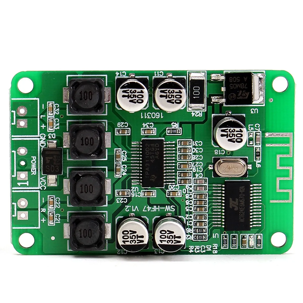 LEORY TPA3110 DC 10V 25V 2x15W Двухканальный беспроводной bluetooth аудио усилитель мощности