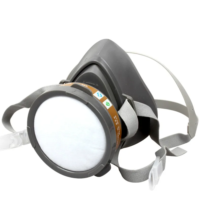 

3600 Half Face Gas Mask Respiratory Dust-proof High Efficiency Filters Protective Industrial Anti PM2.5 Respirator Dust Masks