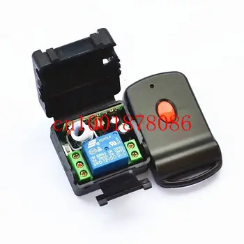 

Super Mini DC 12V 10A 1CH RF Wireless remote control Relay Switch 1Transmitter Receiver 315/433mhz
