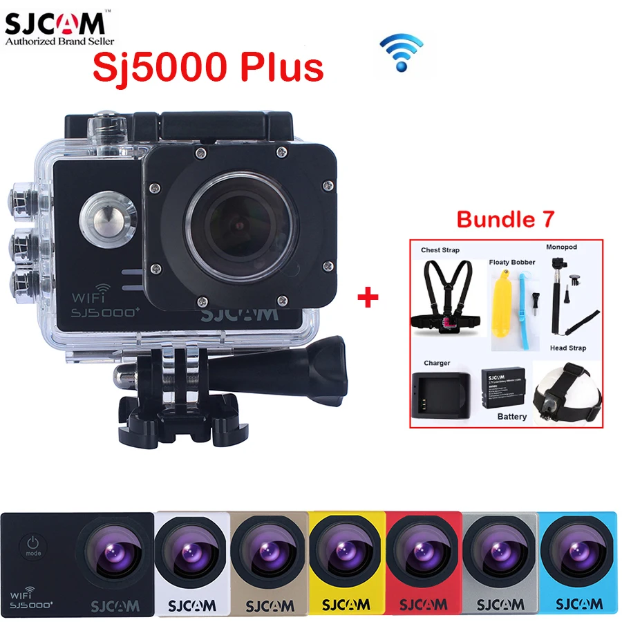 

Original SJCAM SJ5000 Plus WiFi Diving 30M Waterproof Sports Action Mini Camera Sj 5000 plus Cam DVR With Various Accessories