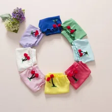 Детские короткие леггинсы для девочек летние штаны милые штаны для девочек с вишней детские брюки шорты для девочек