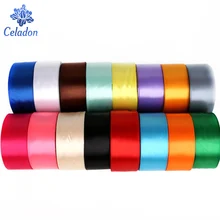 25 Yards Mix Colors Silk Satin Organza Polyester Ribbon Handmade Christmas Decoration Webbing Gift For Sewing