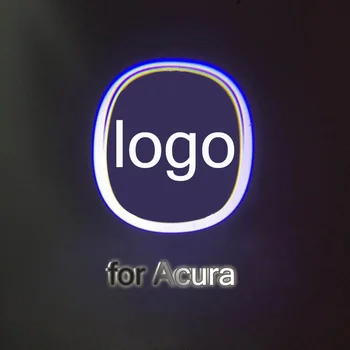 

2X Suitable for Acura LED Courtesy door light for car MDX ZDX TL TLX RLX dedicated LOGO welcome lamp laser projection lights