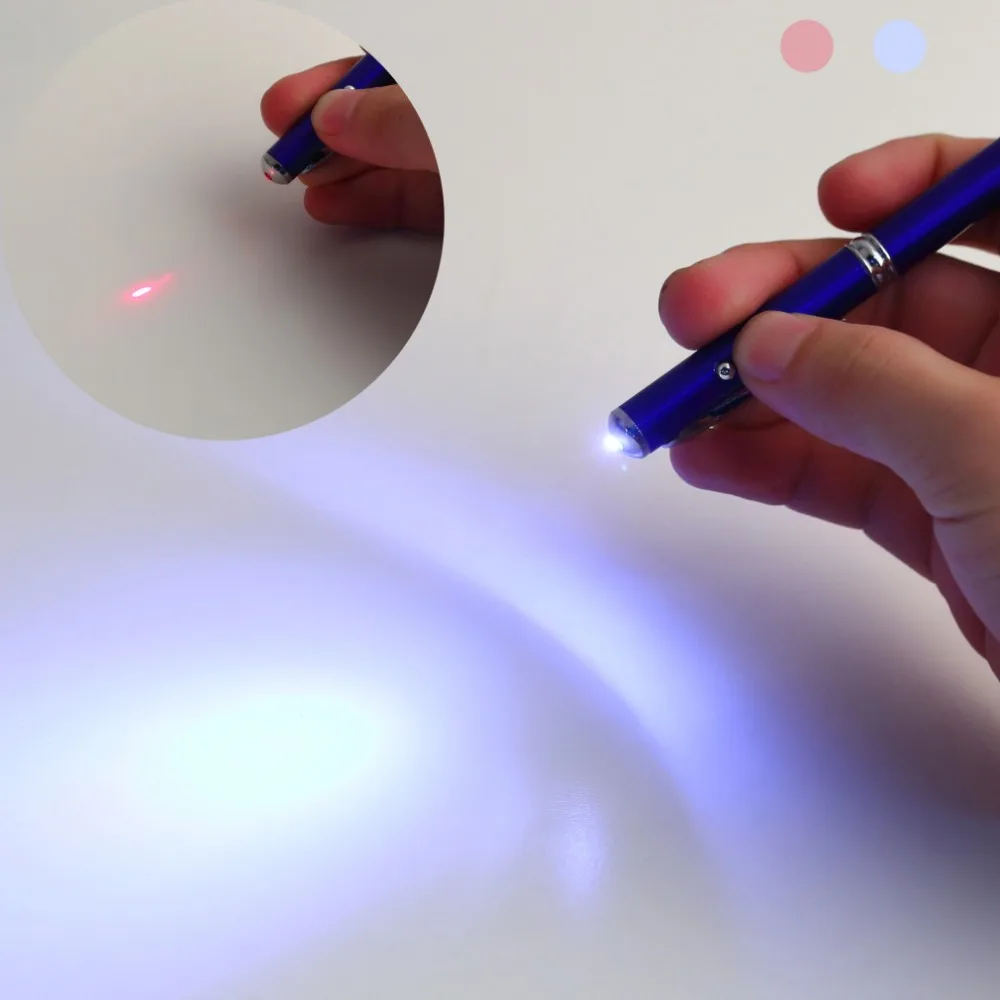 Совместимый 4 в 1 светодиодный фонарь с лазерной указкой, стилус для сенсорного экрана, шариковая ручка для iPhone, Ipad, samsung, портативный