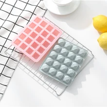 Еда Класс силиконовая, в форме бриллианта Форма фруктовый лед чайник eco-friendly лоток для ледяных кубиков льда лимонный шоколад кухонный инвентарь для бара