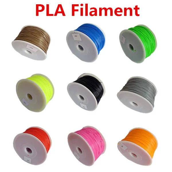 

Makerbot/reprap/mendel/UP 3D printer PLA 1.75mm 1kg(2.2lb) filaments multicolor Plastic Consumables Material