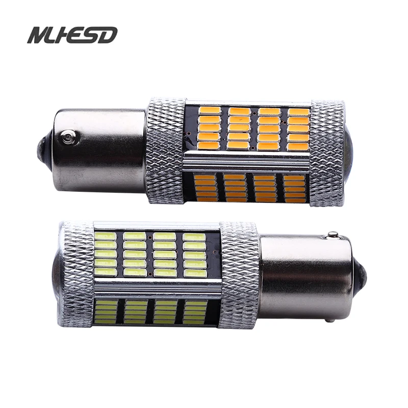 10X BA15S P21W 1156 4014 92smd 1157 BAY15D BAU15S обратный огни сигнал поворота светодио дный автомобиль хвост лампы стоп-сигналы авто, дневной свет