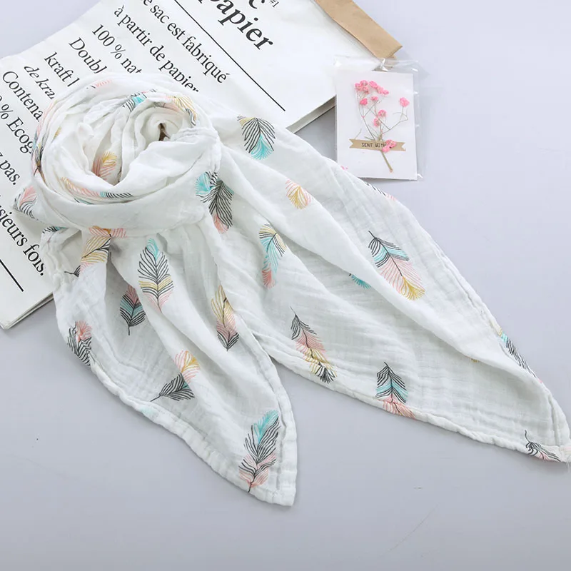 

Muslin Cotton Blankets Dinosaur Unicorn Orange Patterns Multi-use Newborn Swaddle 2019 Muslin Infant Gauze Both Towel Baby Warp