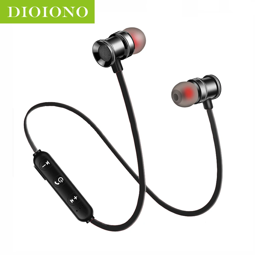 DioIono Bluetooth 5.0 Headset Earphone Wireless Earbuds HIFI Sound Cordless Subwoofer Super Noise Canceling Sport Earpiece | Электроника